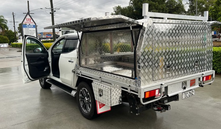 ute with an open lift-off canopy from Magnum